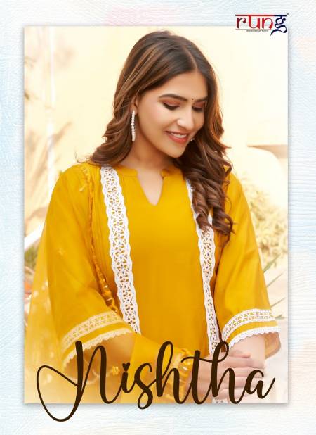Nishtha By Rung 1001 To 1006 Roman Silk Readymade Suits Wholesale Suppliers In India Catalog